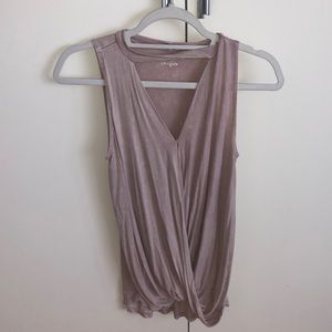 Blush twist tank